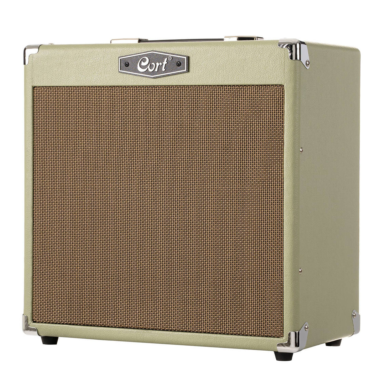 Cort CM30R 30W Gitaarversterker met 10 inch Speaker, Reverb en 2 Kanalen Pastel Green