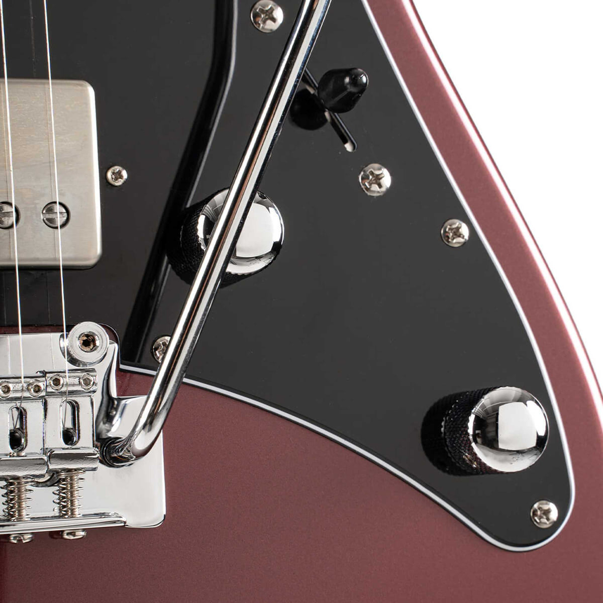 Cort G250SE VVB Elektrische Gitaar HSS Linden Roasted Maple Vivid Burgundy met 2-Punts Tremolo