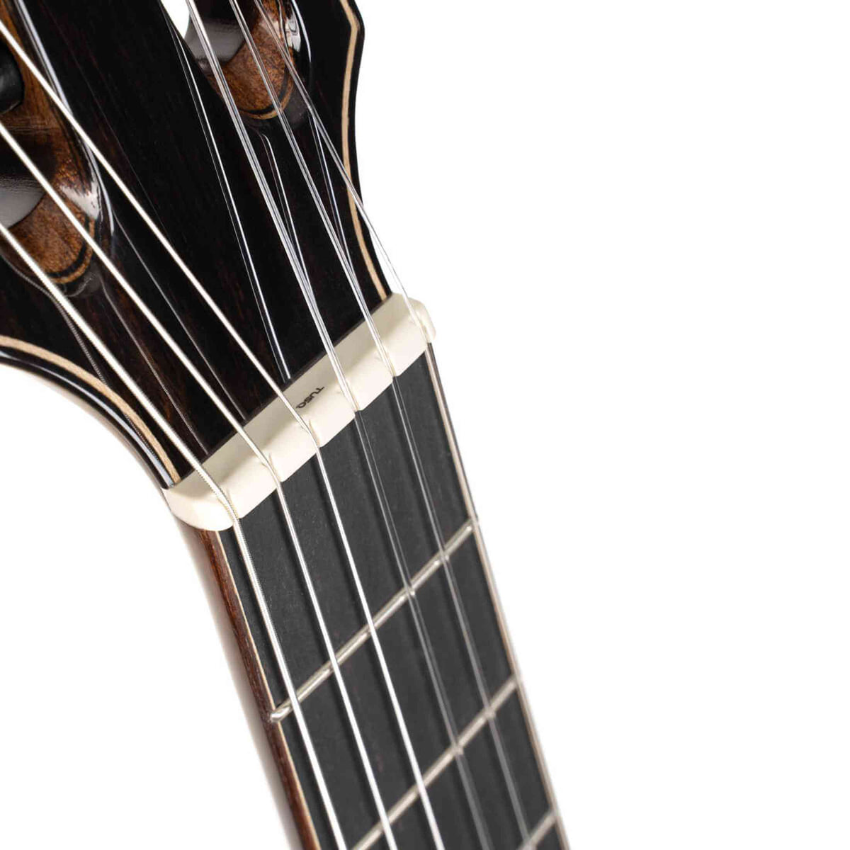 Cort Sunset Nylectric DLX TSB Nylon Elektrische Gitaar Solid Sitka Spruce met Flamed Maple Tobacco Sunburst