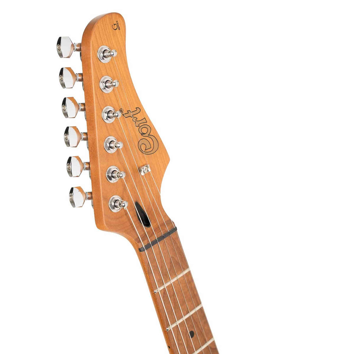 Cort G200SE ACR Elektrische Gitaar HSS Populier Roasted Maple Neck Antique Cream met Tremolo