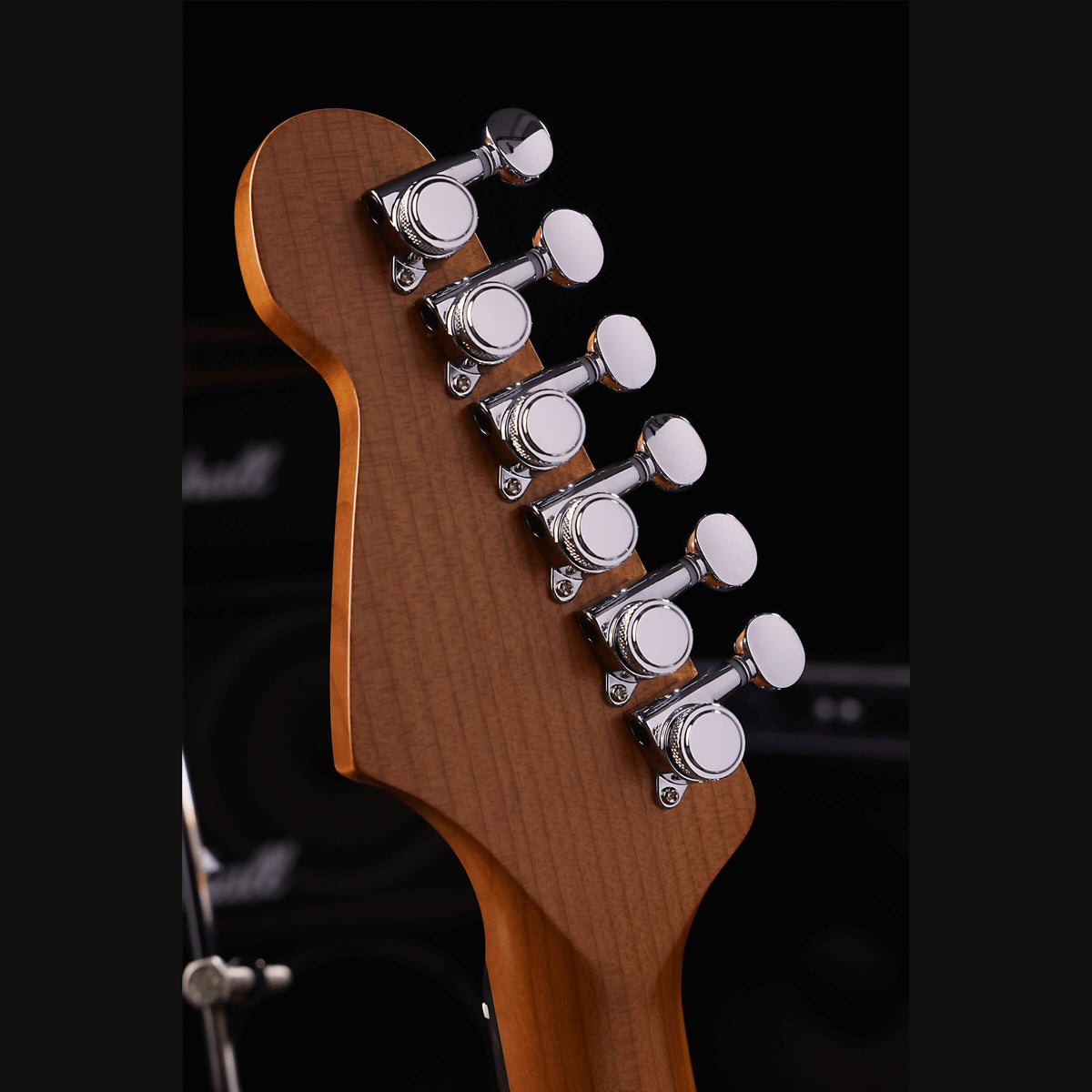 Patina PS-3 SGR S-style Elektrische Gitaar SSS Alnico V Nitro Paulownia Body Roasted Maple Hals Sherwood Green