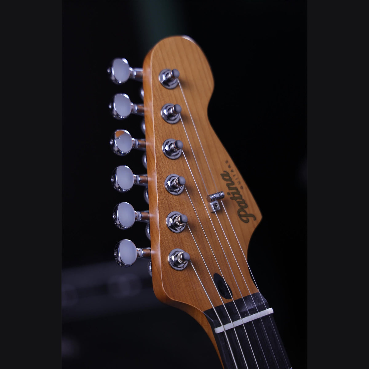 Patina PS-6 OW R S-style Elektrische Gitaar SSS Alnico V Nitro Relic Paulownia Body Roasted Maple Hals Olympic White