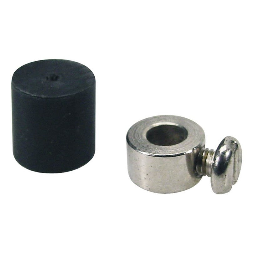 Wolf SR-53 rubber retaining ring for shoulder rest, with metal locking screw