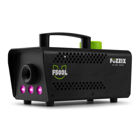 Fuzzix F503L Party Rookmachine – 500W met 3x RGB LED’s en Draadloze Afstandsbediening