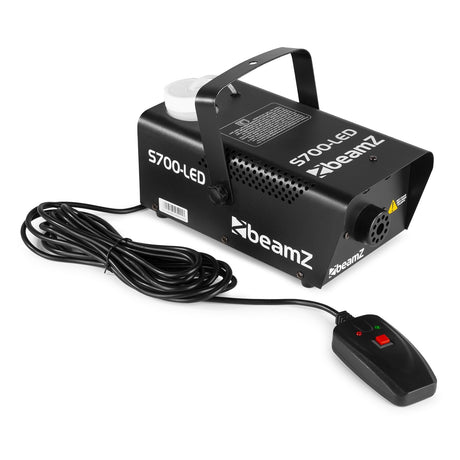 beamZ S700-LED Rookmachine 700W met Amberkleurig Vlameffect en LED-verlichting