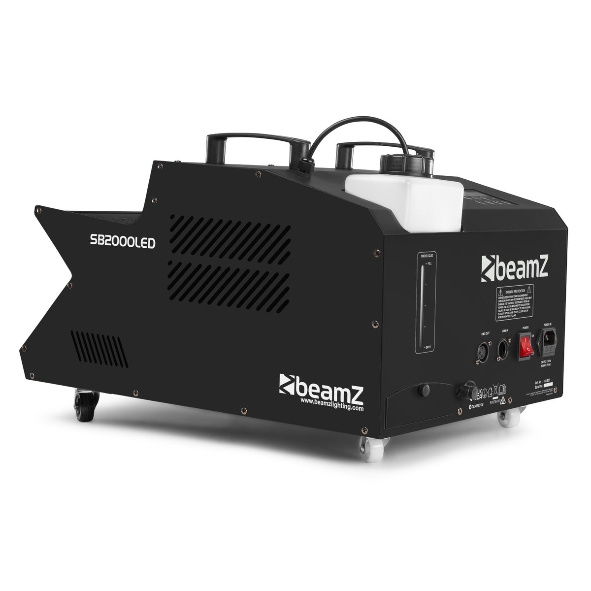 beamZ SB2000LED Rook- & Bellenblaasmachine 2000W met RGB LED’s en DMX