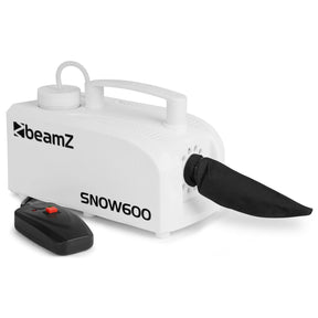beamZ SNOW600 Sneeuwmachine met 0.3L Tank en 5m Afstandsbediening