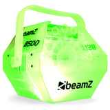 beamZ B500LED Bubbelmachine met RGB LED-verlichting – Compact en Transparant