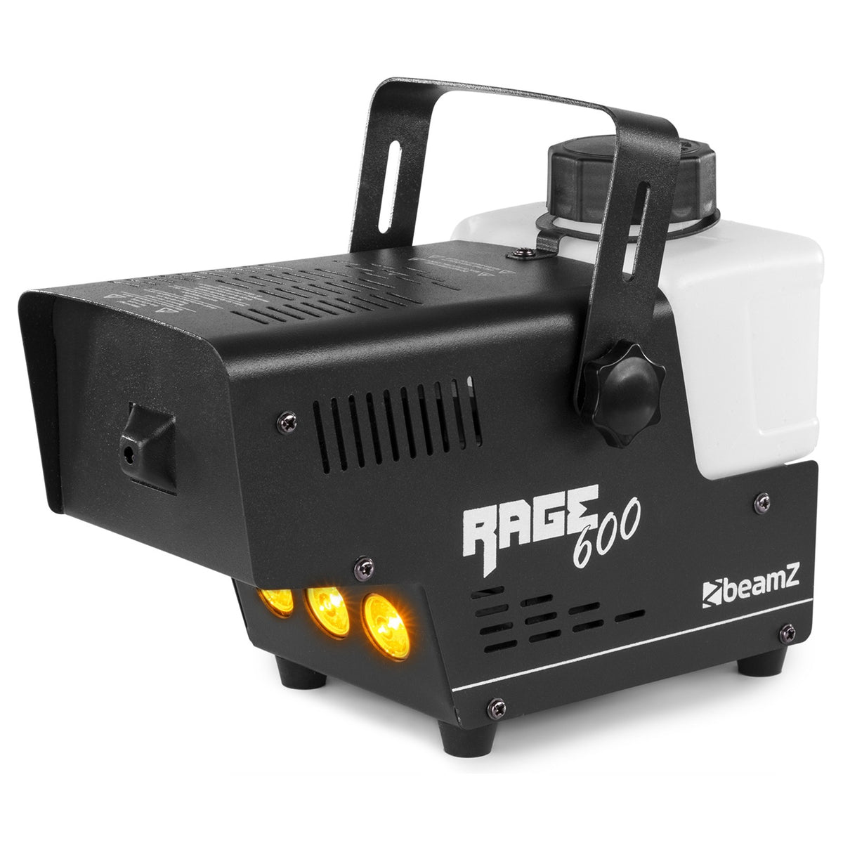 beamZ Rage 600LED Rookmachine met Vlameffect en Draadloze Afstandsbediening – 600W