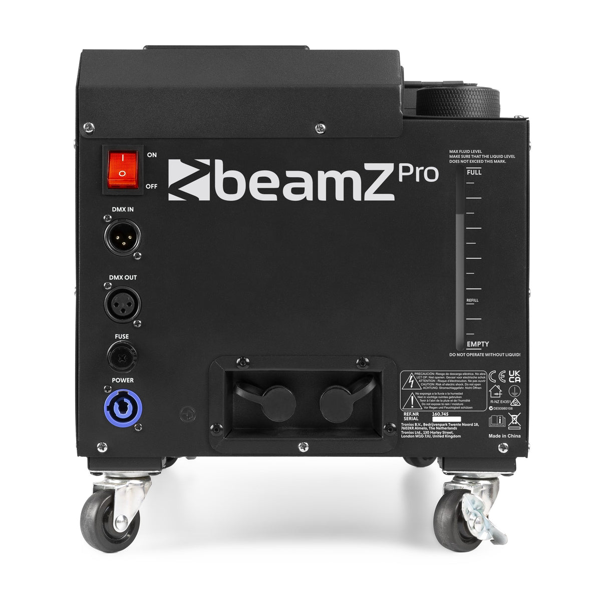 beamZ LF1400 Low Fog Machine met Ultrasone Technologie en DMX