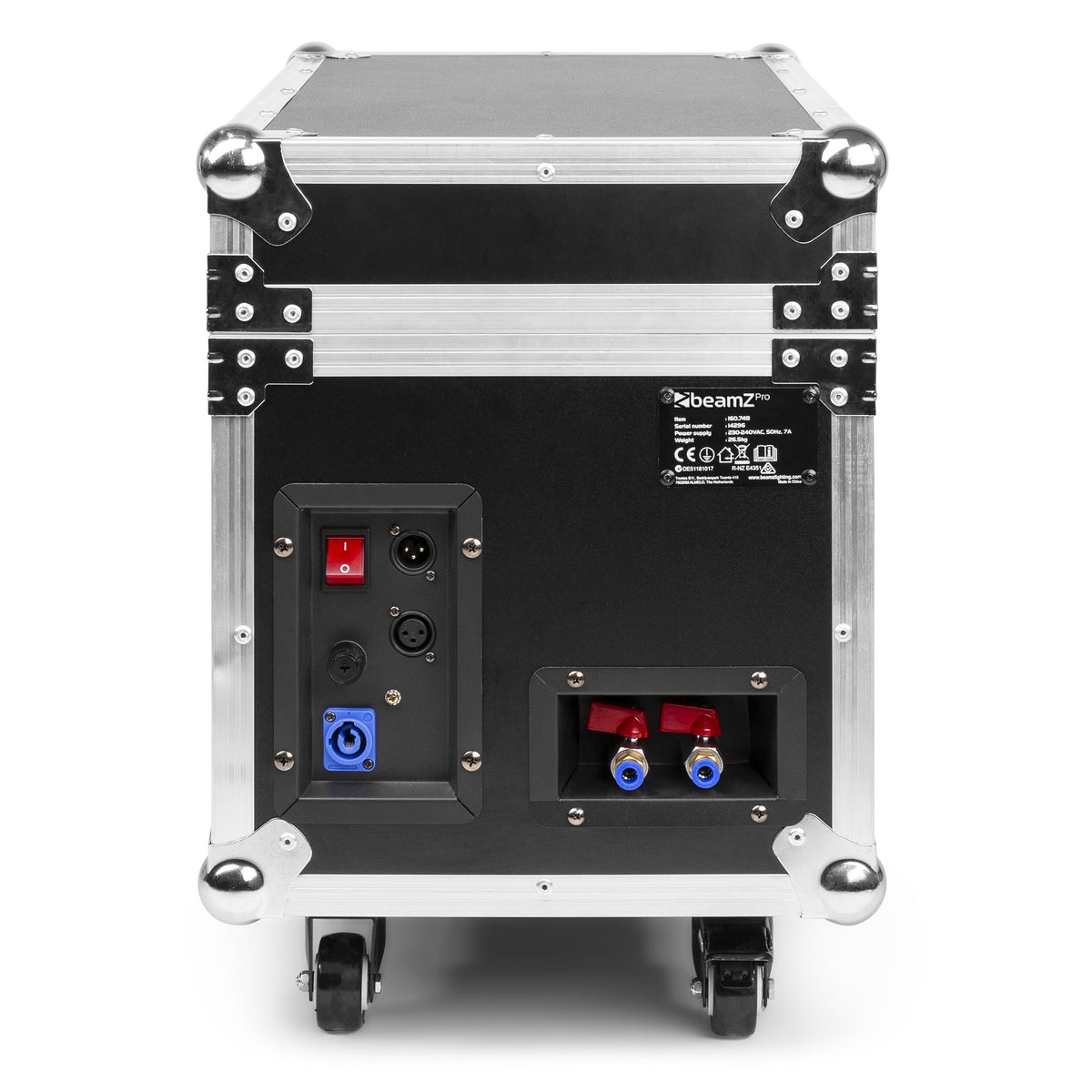 beamZ LF1500 Low Fog Machine – Ultrasone Nevelmachine met DMX en Flightcase