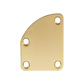 Boston NP-76-G neck mounting plate, 64,5x51,4mm, for contoured body heel, gold