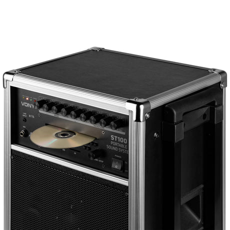 Vonyx ST100 MK2 Draagbaar geluidssysteem 8" BT/CD/MP3/UHF