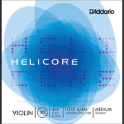 D'Addario H310-44M violin string set 4/4, medium, with tin-plated high-carbon plain steel E-1 string