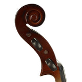 Leonardo LC-2014 cello set 1/4, geheel massief, nitro, ebben toebehoren, inclusief tas en strijkstok