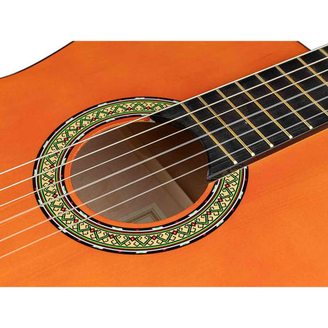 A. Martinez MTC-080 4/4 klassieke gitaar naturel met verstelbare truss rod