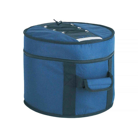 Boston DBL-14-T Deluxe gigbag voor tom 14", zwart-blauw, 15 mm gevoerd hardfoam