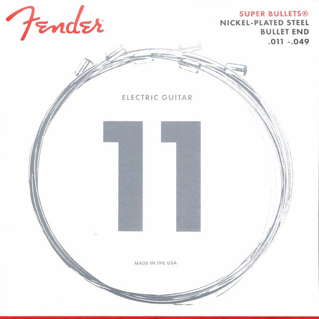 Fender F-3250M snaren set elektrisch, nickel roundwound, medium, 011-014-018-028-038-049
