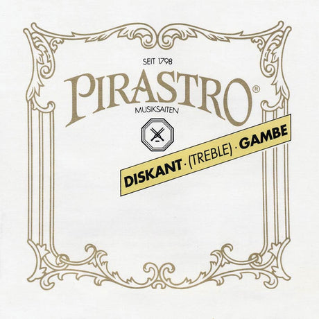 Pirastro P153130 treble-gamba string D-1 11 , gut