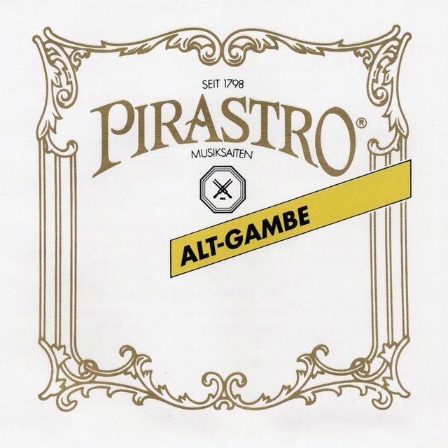 Pirastro P255430 alto-gamba string F-4 21 3/4 , gut core, aluminum