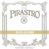 Pirastro P257520 bass tenor -gamba string G-5 24 1/2 , gut core, silver-plated