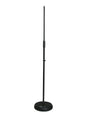 Boston MS-1100-BK Microfoonstatief met ronde voet zwart
