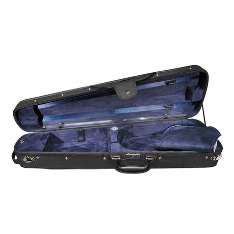 Leonardo VC-1412-BU Student Series vioolkoffer gevormd 1/2 hout zwart