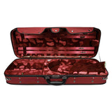 Leonardo VAC-47-RR Pro Series altvioolkoffer oblong verstelbaar rood