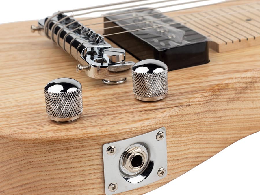 SX LG2ASHNA Lapsteel Gitaar Set met Cort CM15RBK 15W Versterker 8 inch Reverb Zwart