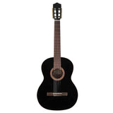 Salvador Cortez CC-22-BK – Klassieke gitaar met massief ceder bovenblad, sapele body en zwarte hoogglans afwerking