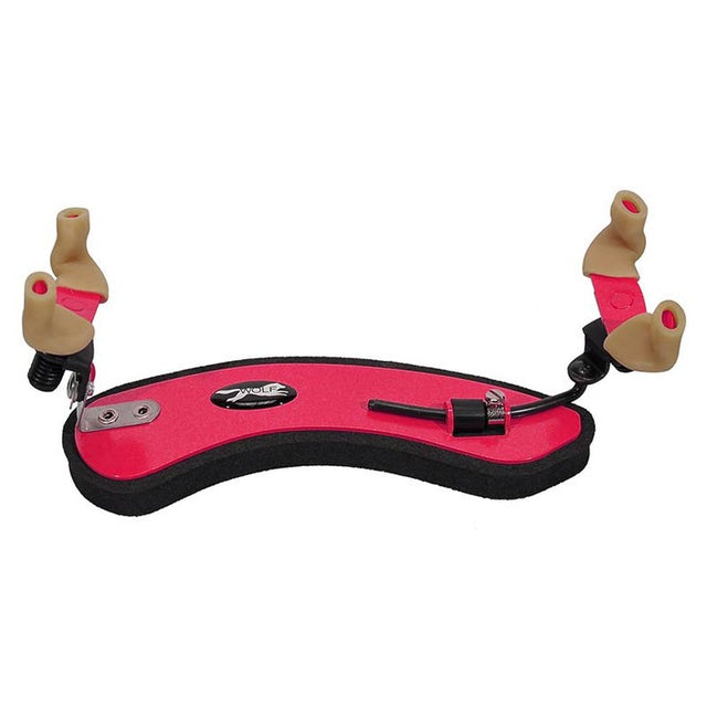 Wolf SR-24-PIN shoulder rest for violin, forte secondo, glittering pink, fits 1/2-1/4