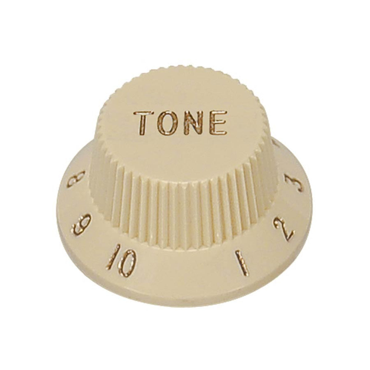 Boston KI-1726-T Bell Knop - Ivoor, Geschikt voor 24 Fine en 18 Coarse Knurl