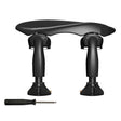 Wittner 256211 violin chinrest center and tilt adjustable, center mount 4/4