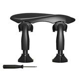 Wittner 256211 violin chinrest center and tilt adjustable, center mount 4/4