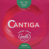 Corelli CO-900-ML violin string set 4/4, light, consists of CO-901-ML, CO-902-ML, CO-903-ML, CO-904-ML