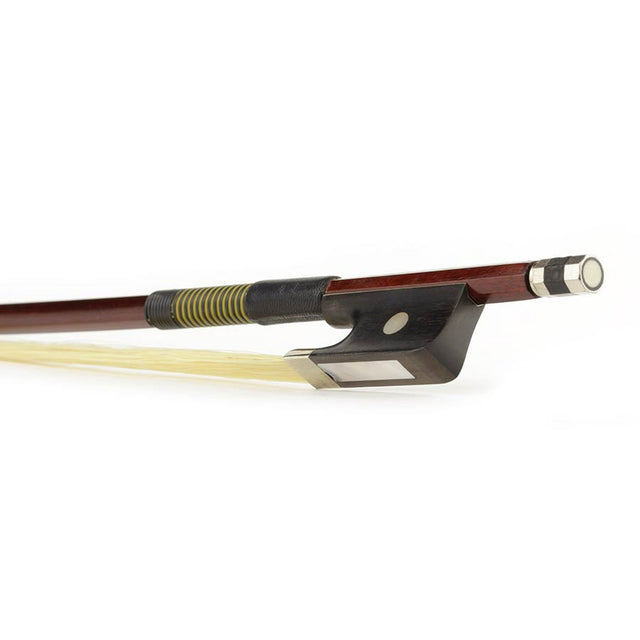 ELS BA-10/44 strijkstok altviool, 4/4, brazielhout, achthoekige stok, ebben slof, enkel oog, balein imitatie