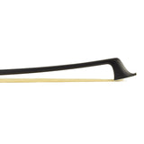 ELS FBC-25/44 cellostrijkstok, 4/4, carbon, zwart, rond, ebben slof, parijs oog, nikkelen montuur