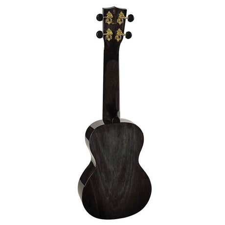 Mahalo MH2WTBK Hano Series Concert Ukulele Transparant Zwart Wide Neck