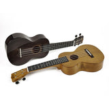 Mahalo MH2WTBK Hano Series Concert Ukulele Transparant Zwart Wide Neck