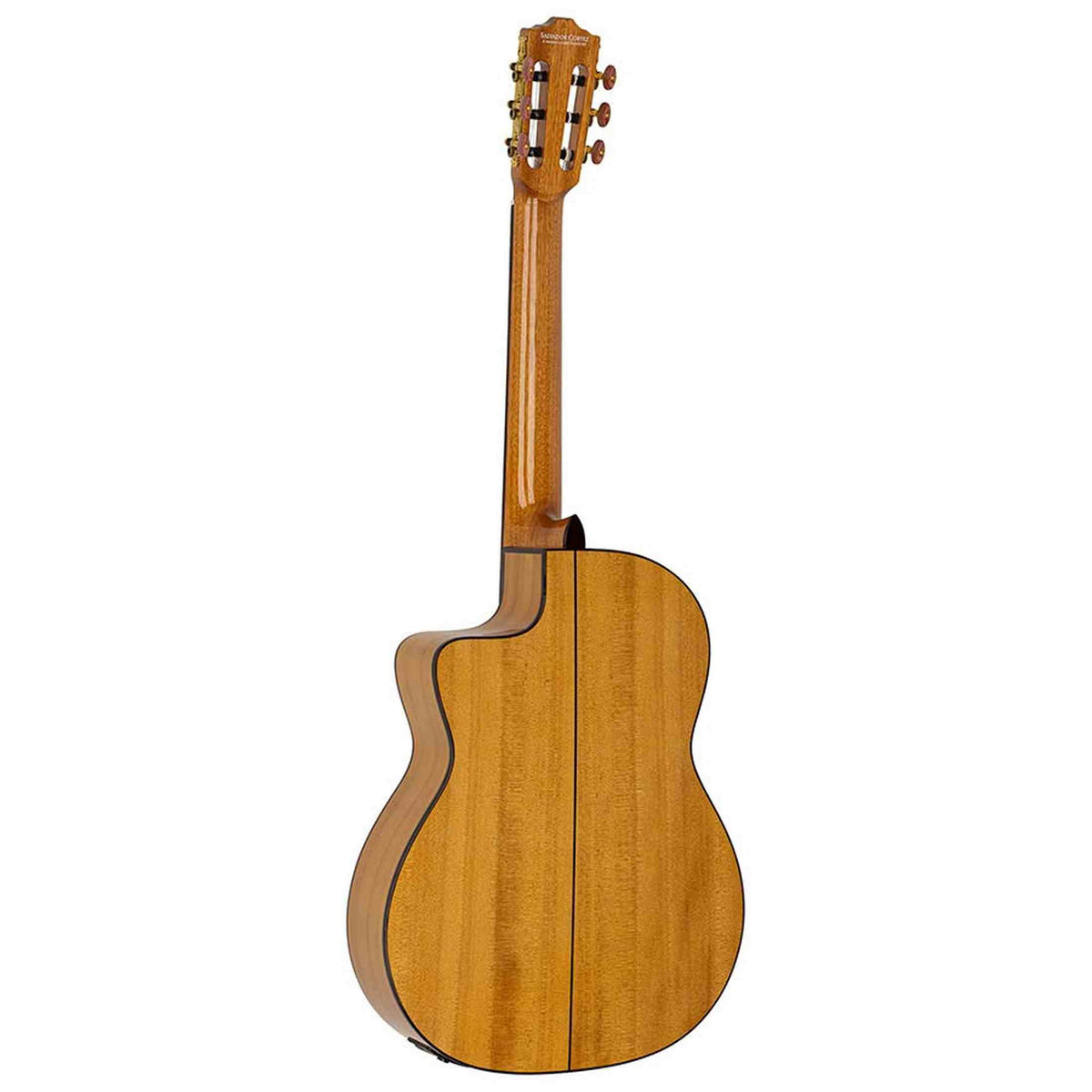 Salvador Cortez CF-55CE – Flamenco gitaar met massief spruce bovenblad, sycamore body, cutaway en Fishman elektronica