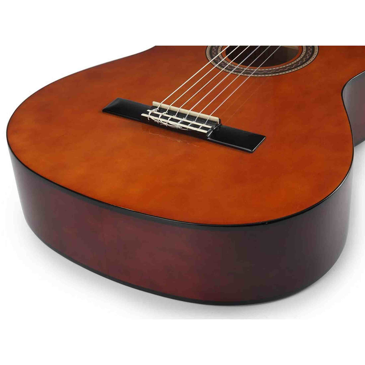 Valencia VC104K klassieke gitaar pakket: 4/4 gitaar met gigbag en clip tuner