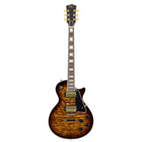 SX EH3D-DS elektrische gitaar – LP Custom stijl, 2 humbuckers, mahonie/esdoorn, Desert Sunburst
