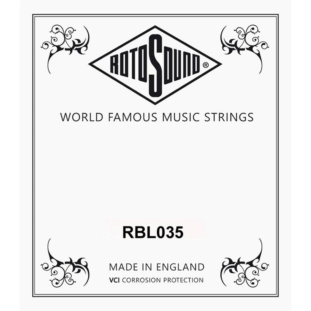 Rotosound RBL035 .035 snaar for elektrisch bass, nickel plated steel wound