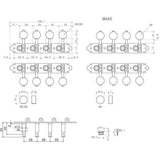 Gotoh GTH15792 MA40 A Stemmechanieken voor A-Style Mandoline, Nikkel, 1:14 Overbrenging
