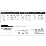 Gotoh GTH14774 SGS510Z stemmechanieken met L5 knoppen, 3L3R, chroom