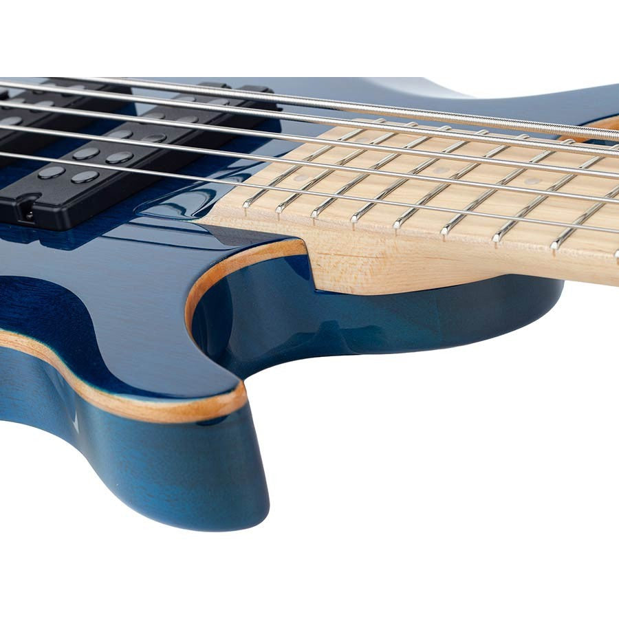 Sire M2+ 5/TBL Marcus Miller 5-Snarige Basgitaar Transparent Blue
