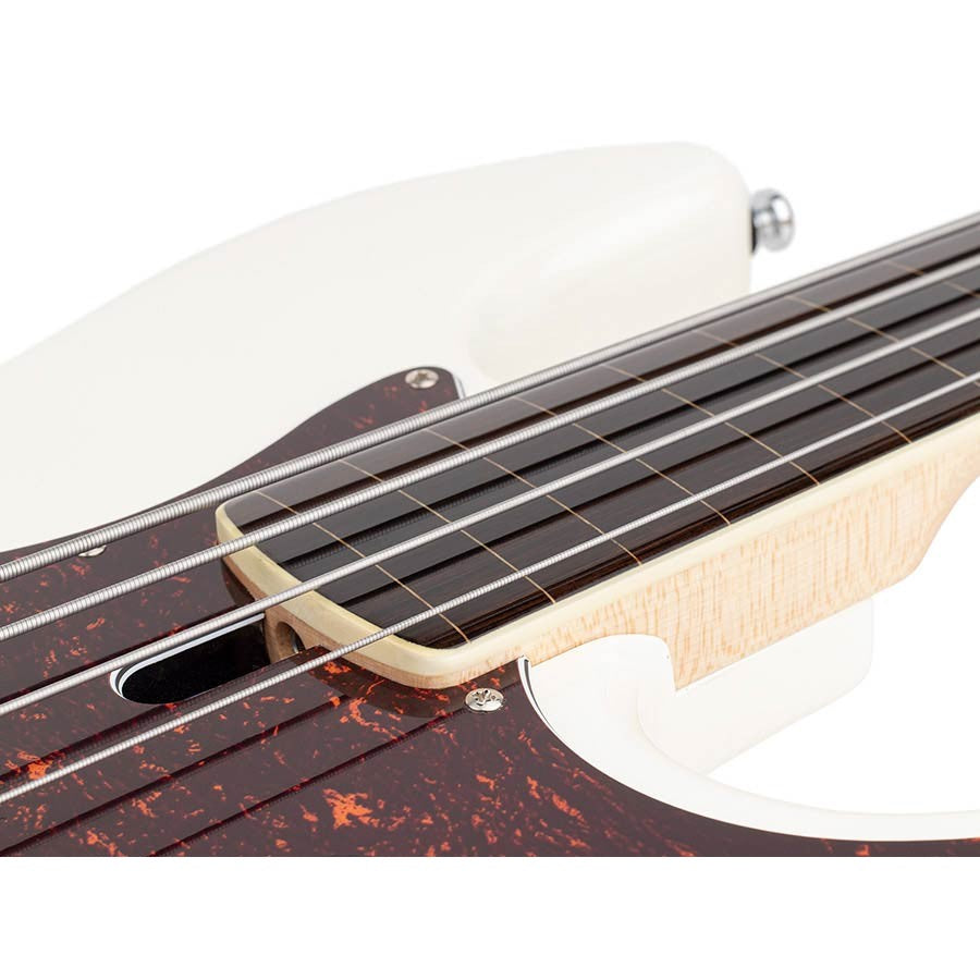 Sire V7+ A4F/AWH Marcus Miller 2nd Gen fretless 4-snarige basgitaar Antique White