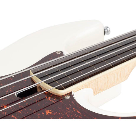 Sire V7+ A4F/AWH Marcus Miller 2nd Gen fretless 4-snarige basgitaar Antique White