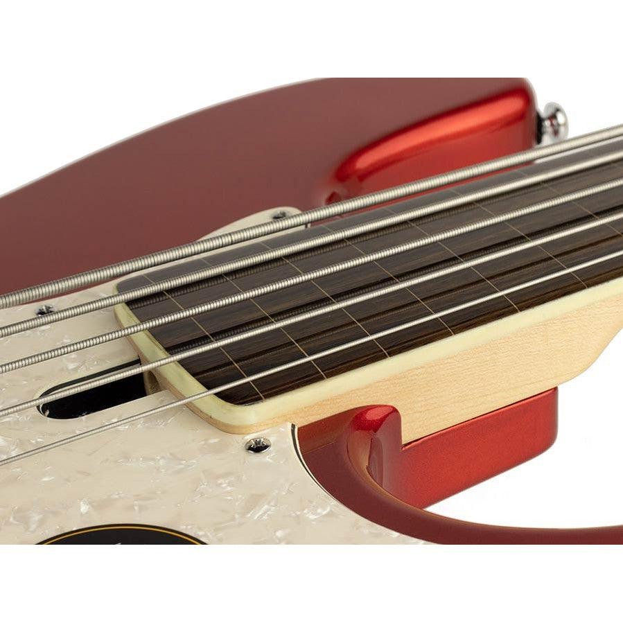 Sire V7+ A5F/BMR Marcus Miller 2nd Gen fretless 5-snarige basgitaar Bright Metallic Red