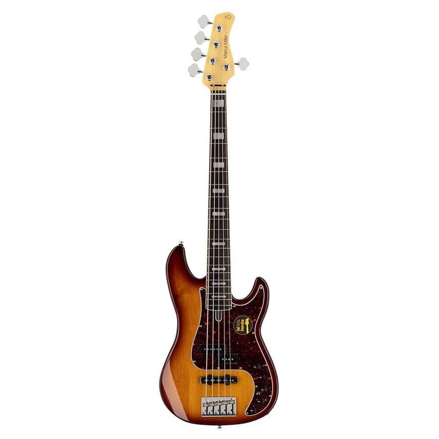 Sire P7+ A5/TS Marcus Miller 5-snarige basgitaar Tobacco Sunburst